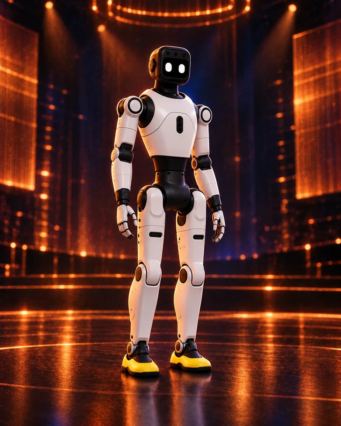 Generated AGIBOT X2-inspired compact humanoid campaign concept