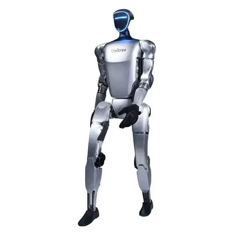 Unitree G1 humanoid robot photographed by Elite Event Robotics