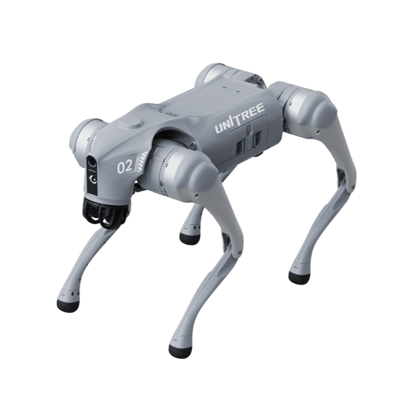Official Unitree product image of the Go2 quadruped robot