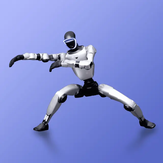 Official Unitree G1 humanoid robot capability still.