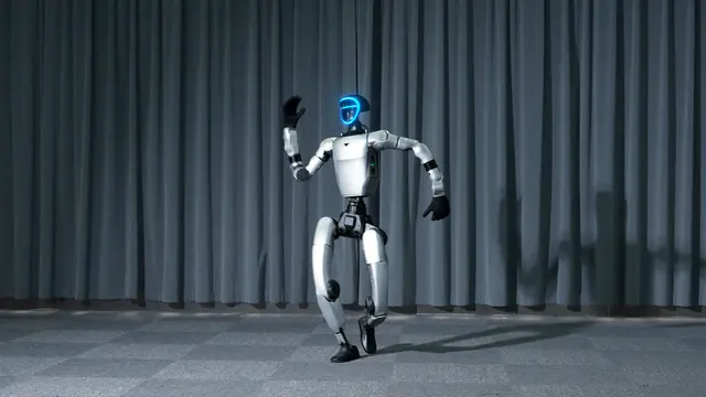 Official Unitree G1 humanoid robot capability still.