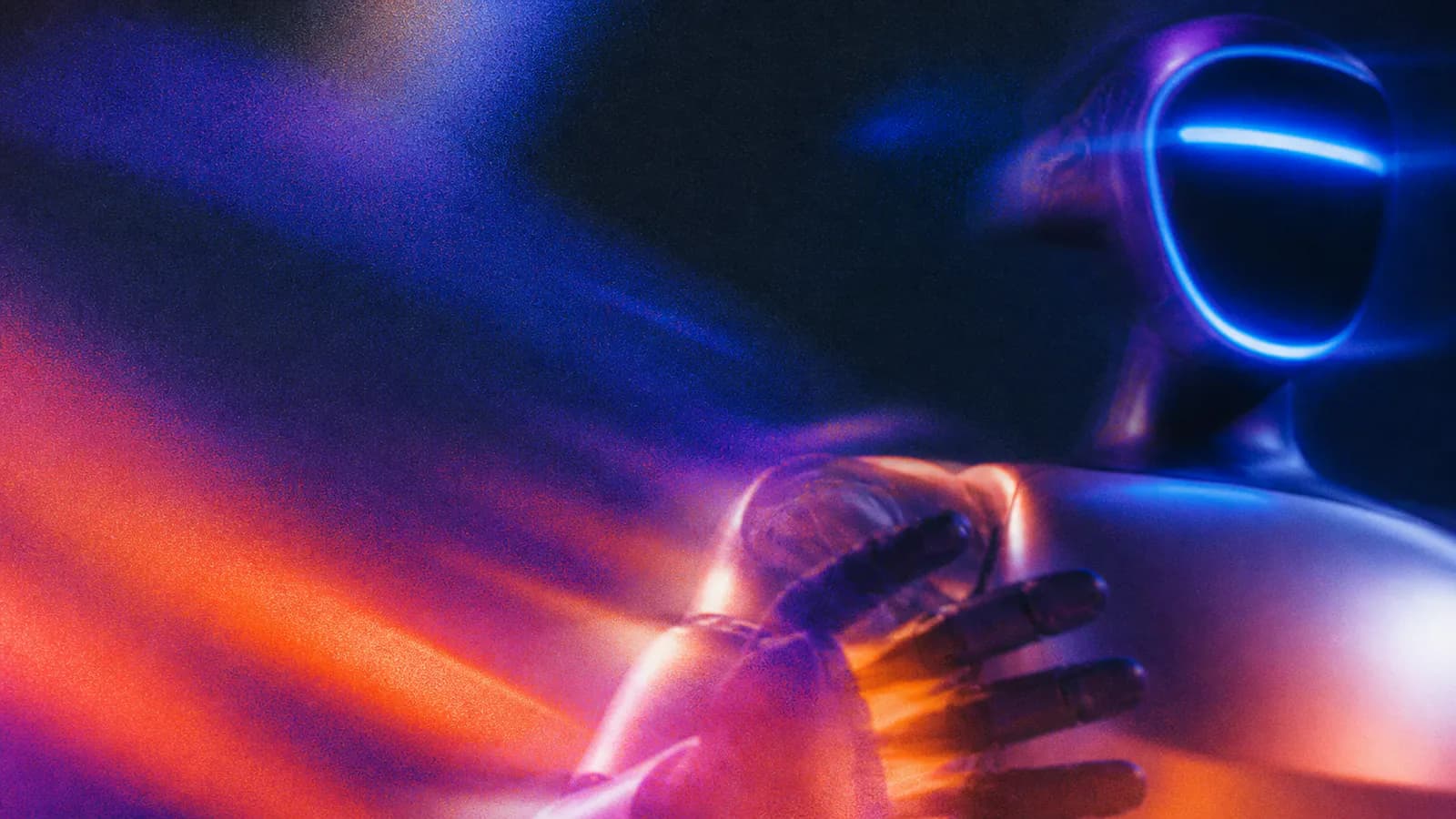 Generated grainy G1-inspired light-leak artwork